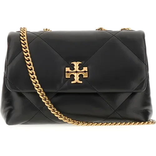 Luxuriöse Lederschultertasche , Damen, Größe: ONE Size - TORY BURCH - Modalova