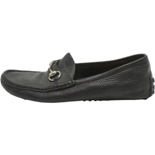 Pre-owned Leather flats , male, Sizes: 6 1/2 UK - Gucci Vintage - Modalova