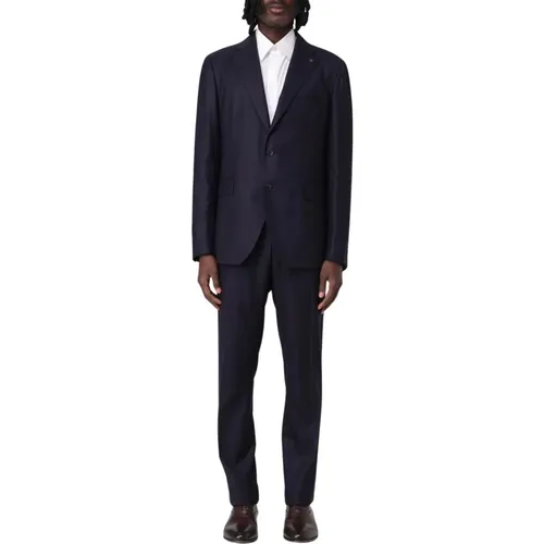 Single Breasted Suits, male, , Size: 3XL Tailored TwoPiece Suit - Tagliatore - Modalova