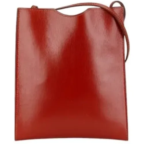 Pre-owned Cross Body Bags, female, , Size: ONE SIZE Pre-owned Leather shoulder-bags - Hermès Vintage - Modalova