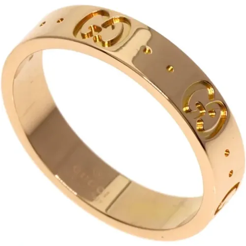 Pre-owned Rose Gold rings , female, Sizes: ONE SIZE - Gucci Vintage - Modalova