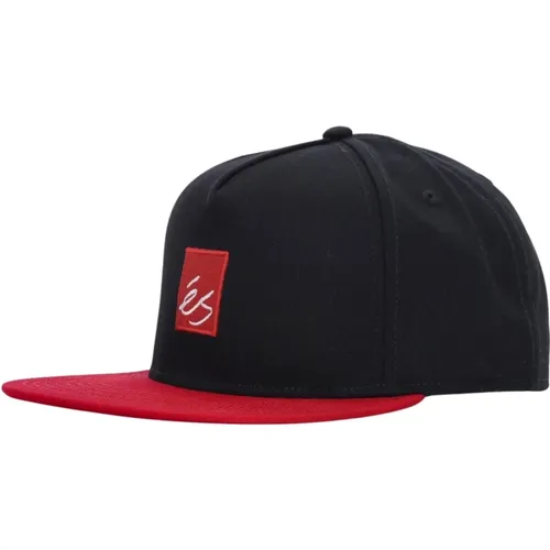 Caps, male, , Size: ONE SIZE Snapback Cap /Red Cotton Embroidered - ES - Modalova