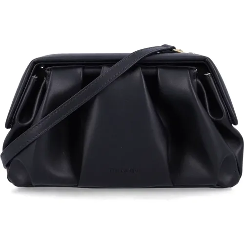 Cross Body Bags, female, , Size: ONE SIZE Vegan Leather Pleated Clutch - THEMOIRè - Modalova