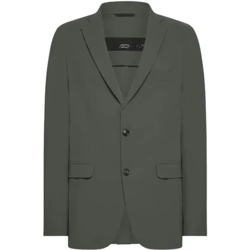 Blazers, male, , Size: L Slim Fit Rever Collar Jacket - RRD - Modalova