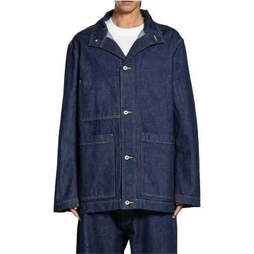 Denim Jackets, male, , Size: L District Denim Jacket - Studio Nicholson - Modalova
