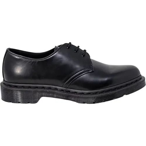 Laced Shoes, male, , Size: 8 US Elegant Mens Leather Shoes - Dr. Martens - Modalova