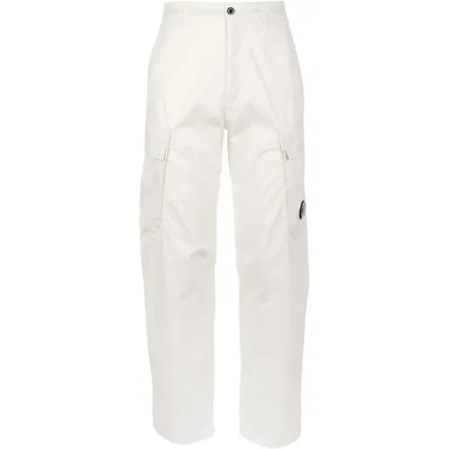 Twill Stretch Cargo Pants, Stylish Tapered Trousers , male, Sizes: XL - C.P. Company - Modalova