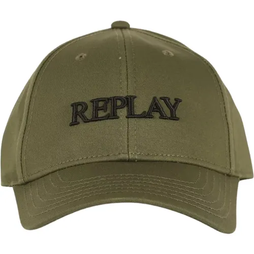 Baseball Cap Klassisches Modell , Herren, Größe: ONE Size - Replay - Modalova