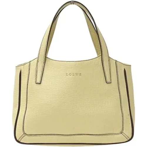 Pre-owned Tote Bags, female, , Size: ONE SIZE Pre-owned Leather handbags - Loewe Pre-owned - Modalova