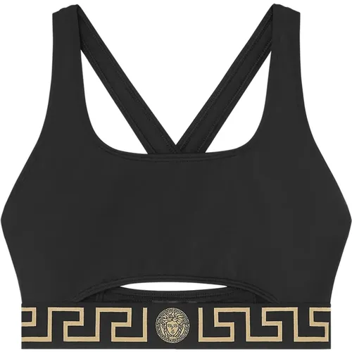 Greek Medusa motif Swimsuit , female, Sizes: S - Versace - Modalova