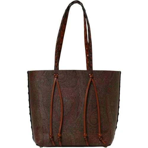 Tote Bags, female, , Size: ONE SIZE Printed Tote Bag - ETRO - Modalova