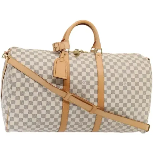 Pre-owned Weekend Bags, female, , Size: ONE SIZE Pre-owned Canvas travel-bags - Louis Vuitton Vintage - Modalova