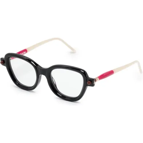 Schwarze Optische Brille für den täglichen Gebrauch , Damen, Größe: 49 MM - Kuboraum - Modalova