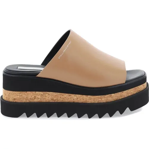 Vegan Sneak-Elyse Platform Mules , female, Sizes: 5 UK, 3 UK - Stella Mccartney - Modalova