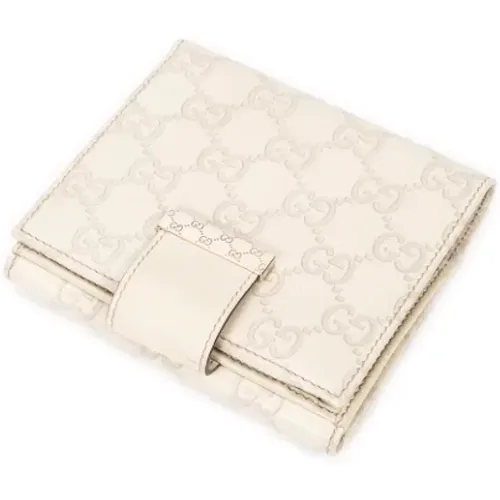 Pre-owned Wallets, female, , Size: ONE SIZE Pre-owned Leather wallets - Gucci Vintage - Modalova