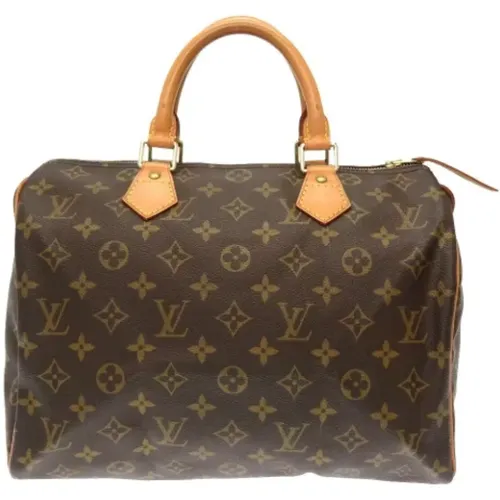 Pre-owned Handbags, female, , Size: ONE SIZE Pre-owned Speedy 30 Monogram Handbag - Louis Vuitton Vintage - Modalova