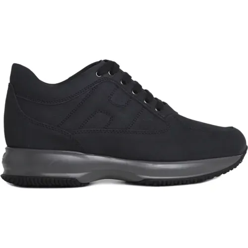 Blaue Wildleder Herren Sneakers,Blaue Ledersneakers für Männer - Hogan - Modalova