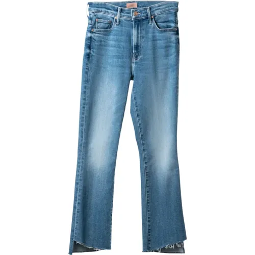 Luxus Cropped Step Frey Jeans , Damen, Größe: M - Mother - Modalova