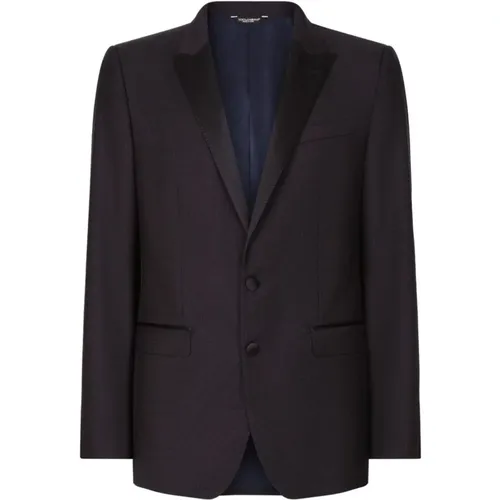 Two-Piece Slim Suit , male, Sizes: L, M - Dolce & Gabbana - Modalova