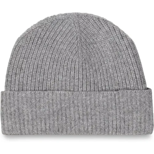 Kaschmir Beanie mit Umschlag - Zanieri - Modalova