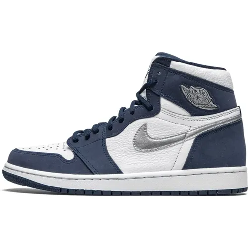 Sneakers, male, , Size: 11 US Midnight Navy Retro High Sneakers - Jordan - Modalova