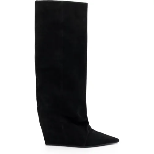 Schwarzer Cocoon Minimalistischer Stiefel , Damen, Größe: 36 EU - Vic Matié - Modalova