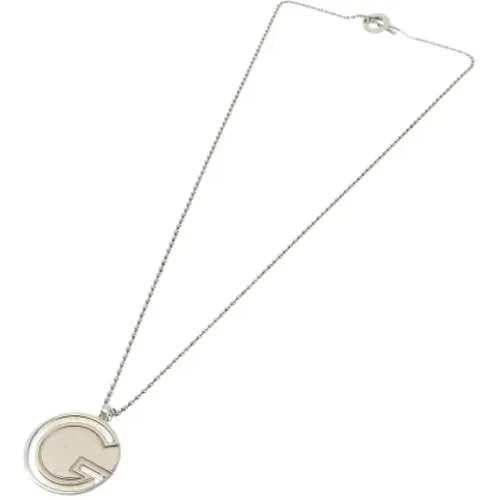 Pre-owned Jewellery, female, , Size: ONE SIZE Pre-owned Silver necklaces - Gucci Vintage - Modalova