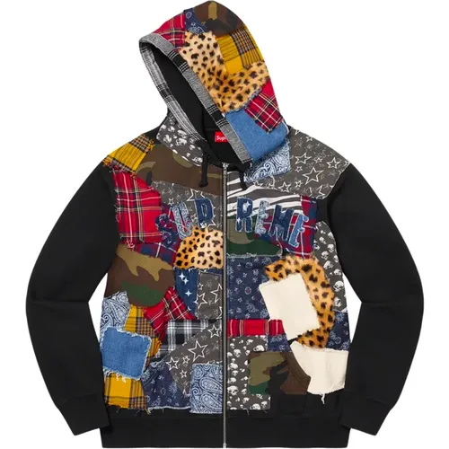 Patchwork Zip Up Hoodie Limited Edition - Supreme - Modalova