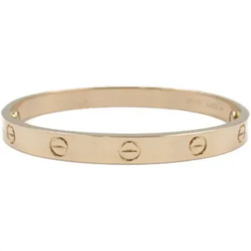 Pre-owned Jewellery, female, , Size: ONE SIZE Pre-owned Rose Gold bracelets - Cartier Vintage - Modalova