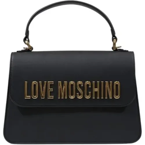 Handbags, female, , Size: ONE SIZE Polyurethane Handbag Womens Medium Bags Collection - Love Moschino - Modalova