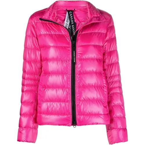 Kapuzen Puffer Jacke,Stilvolle warme Winterjacke für Frauen - Canada Goose - Modalova