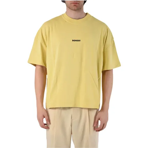 T-Shirts , male, Sizes: XL, L - Bonsai - Modalova