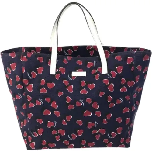 Pre-owned Tote Bags, female, , Size: ONE SIZE Pre-owned Canvas gucci-bags - Gucci Vintage - Modalova