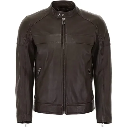 Super Soft Leather Jacket with Classic Details , male, Sizes: 3XL - Belstaff - Modalova