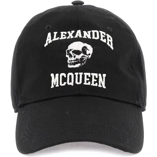 Caps, unisex, , Size: L Embroidered Logo Baseball Cap - alexander mcqueen - Modalova