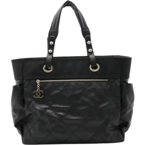 Pre-owned Tote Bags, female, , Size: ONE SIZE Pre-owned Canvas chanel-bags - Chanel Vintage - Modalova