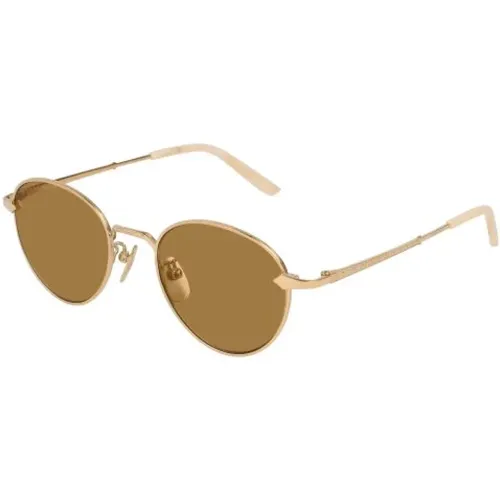 Gold Brown Gg0230S Sunglasses , male, Sizes: 49 MM - Gucci - Modalova