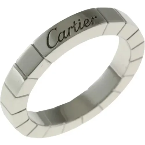 Pre-owned White Gold rings , female, Sizes: ONE SIZE - Cartier Vintage - Modalova