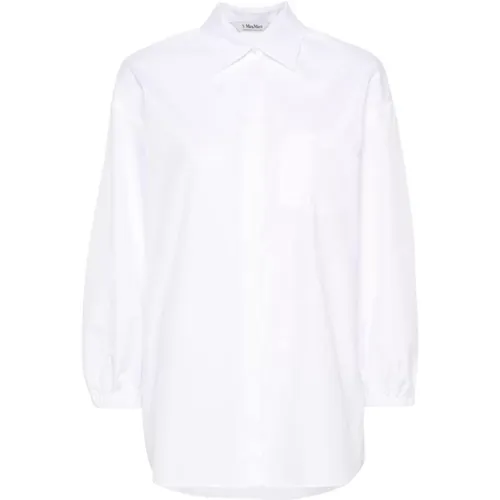 Weiße Hemden Timeo , Damen, Größe: S - Max Mara - Modalova