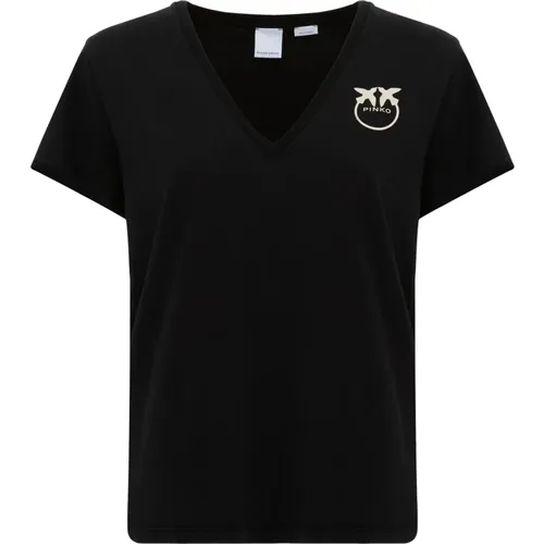 T-shirts and Polos , female, Sizes: M, L, S, XS - pinko - Modalova