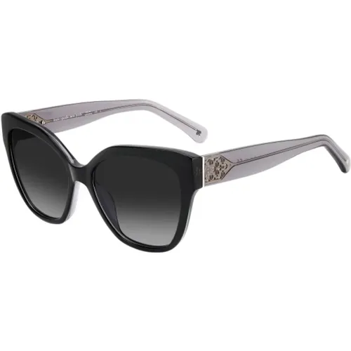 Schwarze Acetat-Sonnenbrille für Frauen - Kate Spade - Modalova