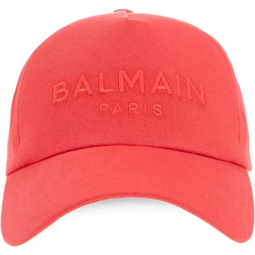 Baseballkappe mit Logo Balmain - Balmain - Modalova
