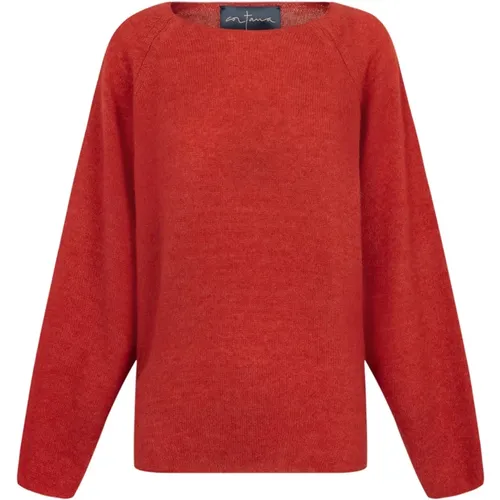 Alpaca Merino Wool Sweater , female, Sizes: S, L, M - Cortana - Modalova