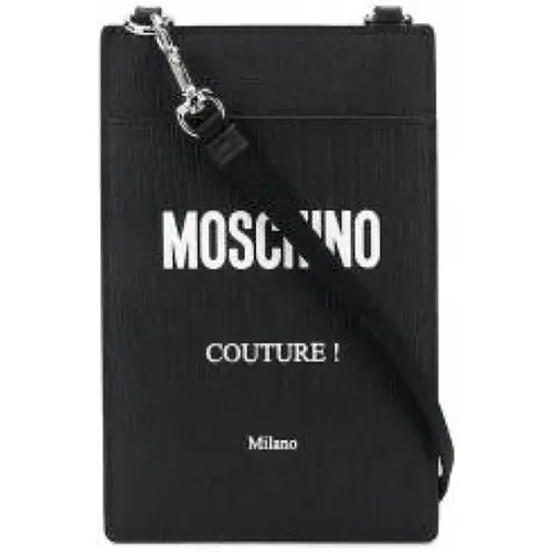 Wallets & Cardholders, male, , Size: ONE SIZE Card Holder Wallet - Moschino - Modalova