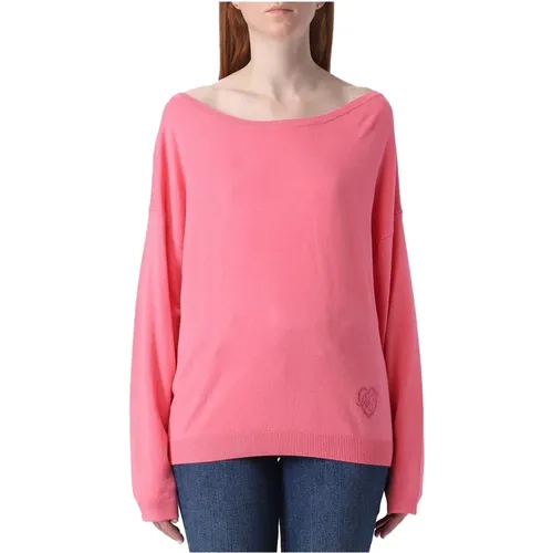 Lemonade Round-neck Knitwear Sweater , female, Sizes: S, L - Liu Jo - Modalova