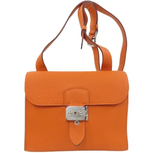 Pre-owned Cross Body Bags, female, , Size: ONE SIZE Pre-owned Leather shoulder-bags - Hermès Vintage - Modalova