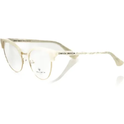 Glasses, female, , Size: ONE SIZE Clubmaster Eyeglasses - Mother of Pearl - Frankie Morello - Modalova