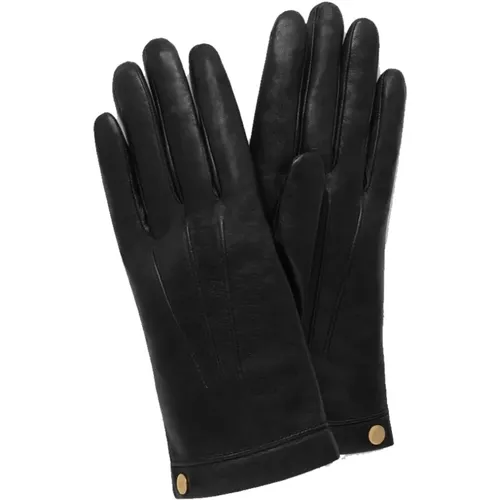 Soft Nappa Leather Gloves, , female, Sizes: 7 IN, 7 1/2 IN, 6 1/2 IN - Mulberry - Modalova