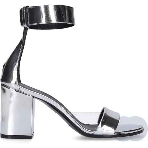 Metallic Strap Sandals , female, Sizes: 2 UK - Balenciaga - Modalova