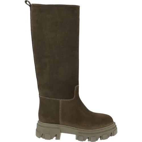 Tubolar High Boots , female, Sizes: 5 UK, 3 UK - Gia Borghini - Modalova